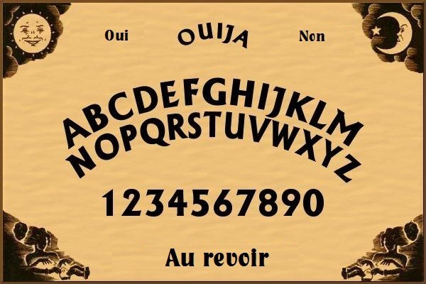 Une planche de ouija